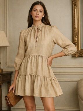 veronica beard julianna embroidered dress JULIANNA DRESS main image 0